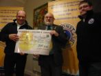 Devon FreeWheelers being presented with 500 cheque