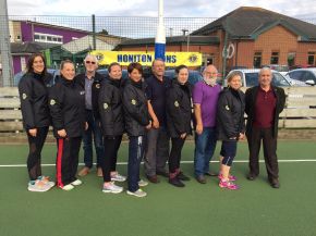 Netball jacket presentation