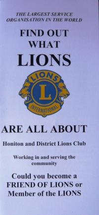 About Honiton Lions 
