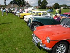 Classic cars at show