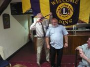 Presidents Handover from Lion Ed to Brian