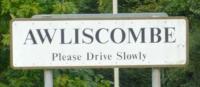Awliscombe sign