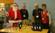 Wine waiters and Father Christmas
